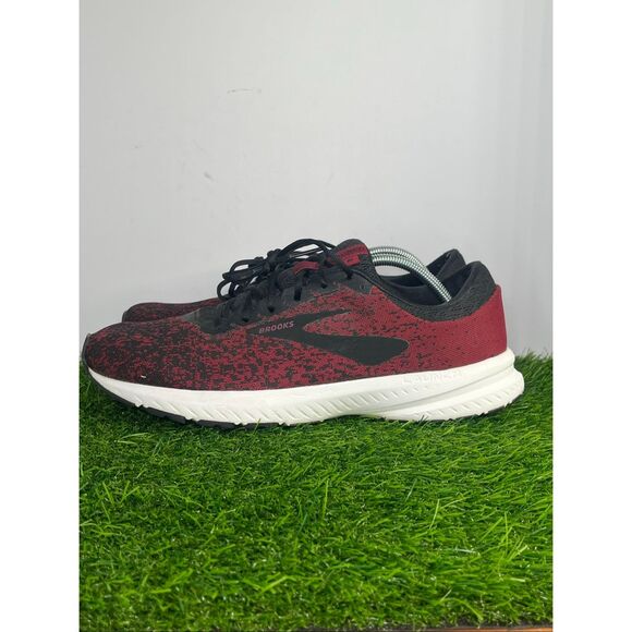 Brooks Launch 6 Running Shoes Men’s Size 12 Red Black Athletic Sneakers